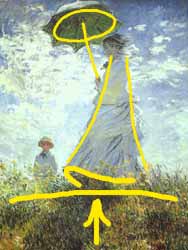 En el acantilado, Monet, 1873 En el acantilado, Monet, 1873